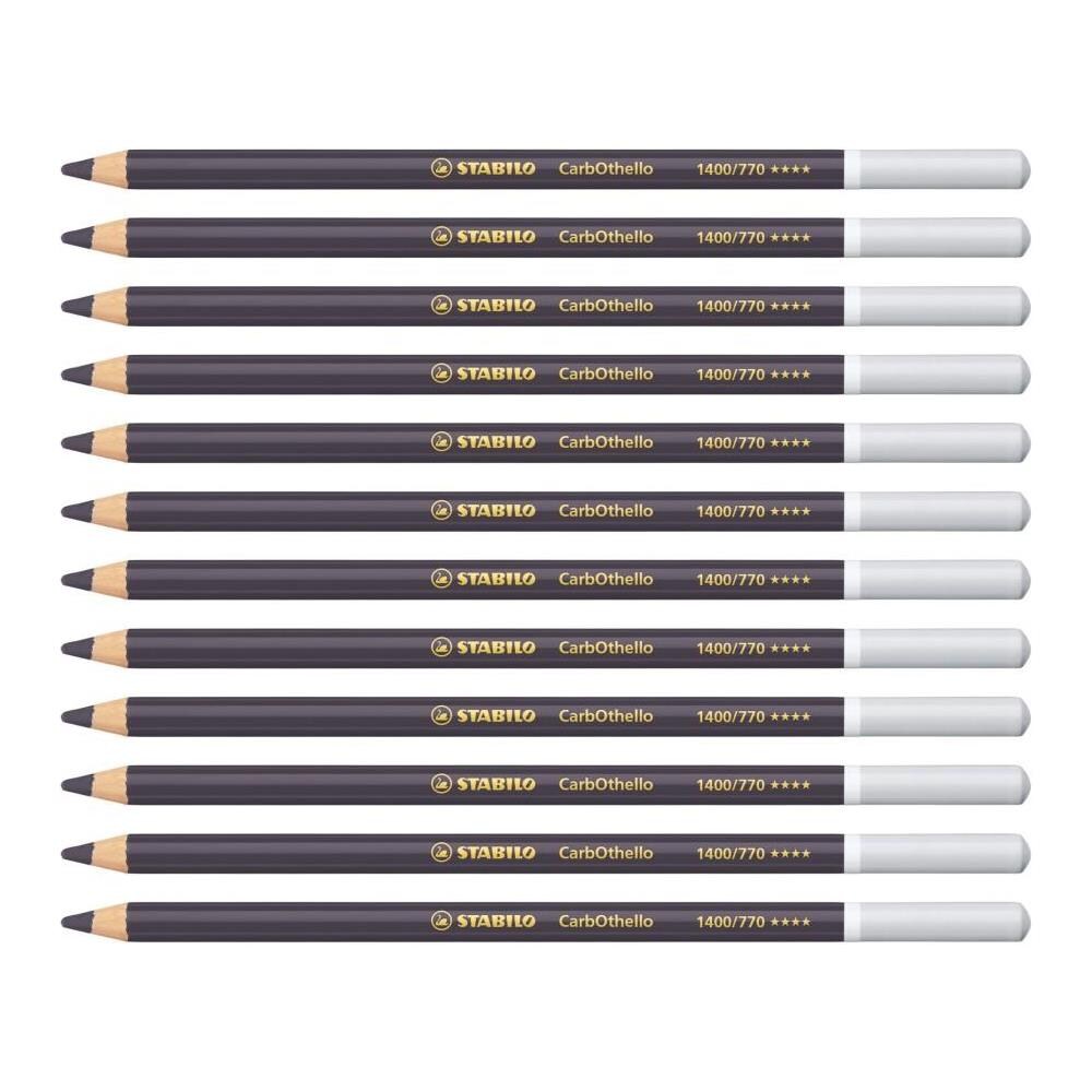CarbOthello - Matita colorata Premium - Confezione da 12 - Grigio di Payne - Foto 1