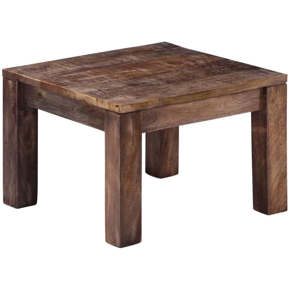 Tavolino Da Caffè 50x50x35 Cm Legno Massello Di Mango - Foto 1