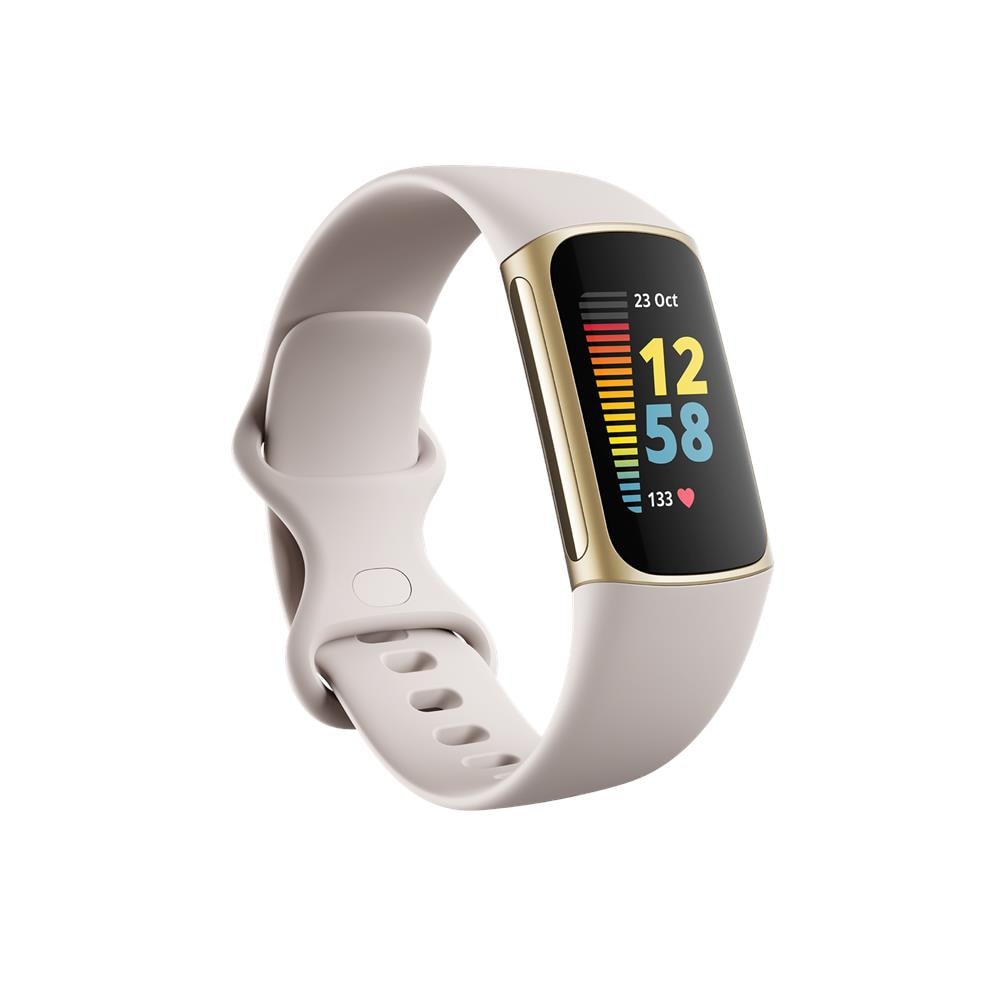Activity Tracker Charge 5 Impermeabile 5 ATM Display AMOLED Bluetooth GPS Cardiofrequenzimentro Oro Chiaro - Foto 1