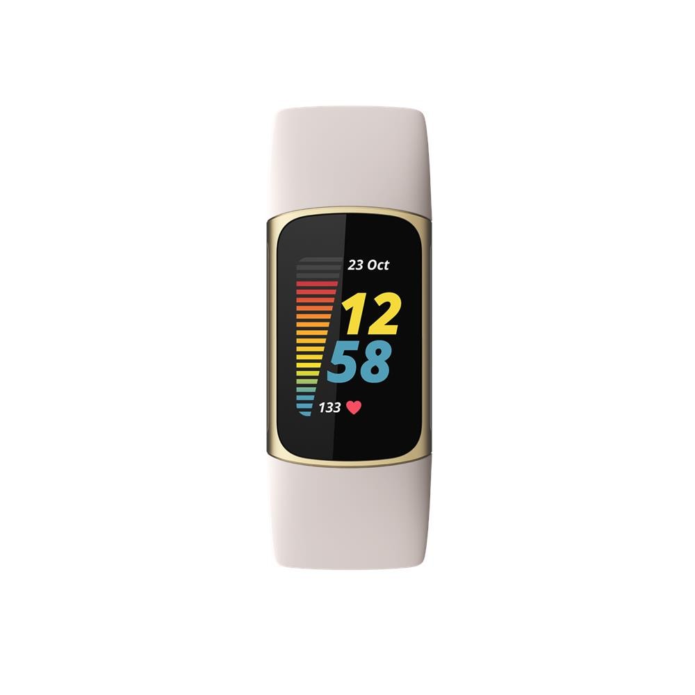 Activity Tracker Charge 5 Impermeabile 5 ATM Display AMOLED Bluetooth GPS Cardiofrequenzimentro Oro Chiaro - Foto 2
