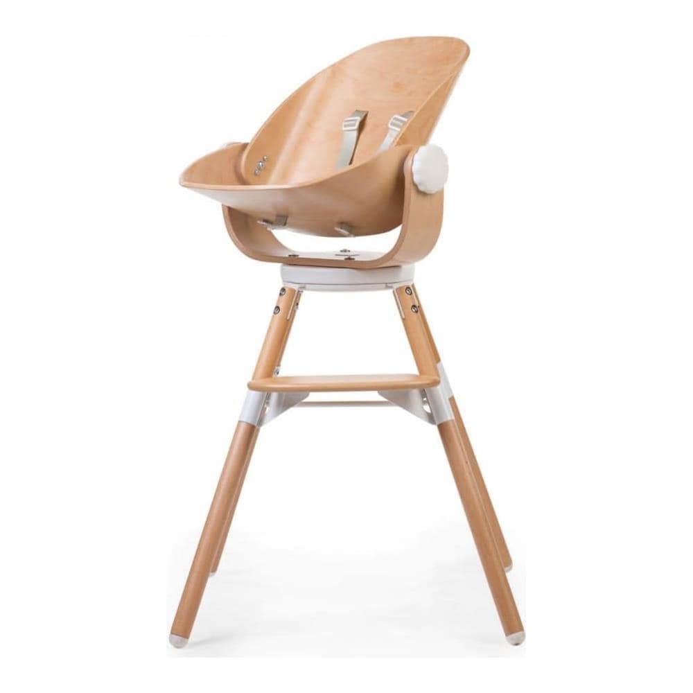 Seggiolone Evolu Newborn In Legno Naturale E Bianco - Foto 2