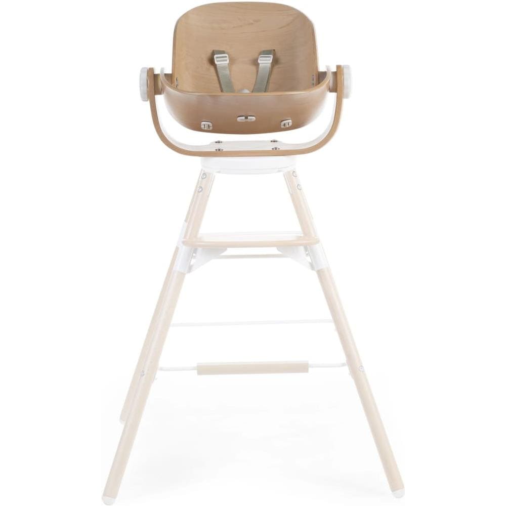Seggiolone Evolu Newborn In Legno Naturale E Bianco - Foto 8