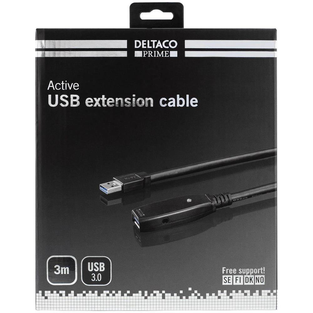 Cavo Di Prolunga Usb 3.0 Attivo Prime, Tipo A Ha - Ho, 3m, Sv - Foto 4