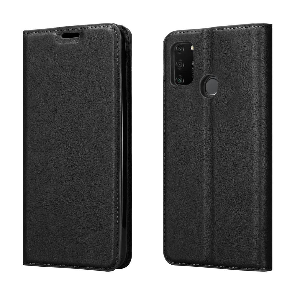 Cadorabo Custodia Compatibile Con Honor Play 9a In Nero Di Notte - Coperchio Protettiva Con Chiusura Magnetica, Funzione Stand E Tasca Per Le Carte - Foto 8
