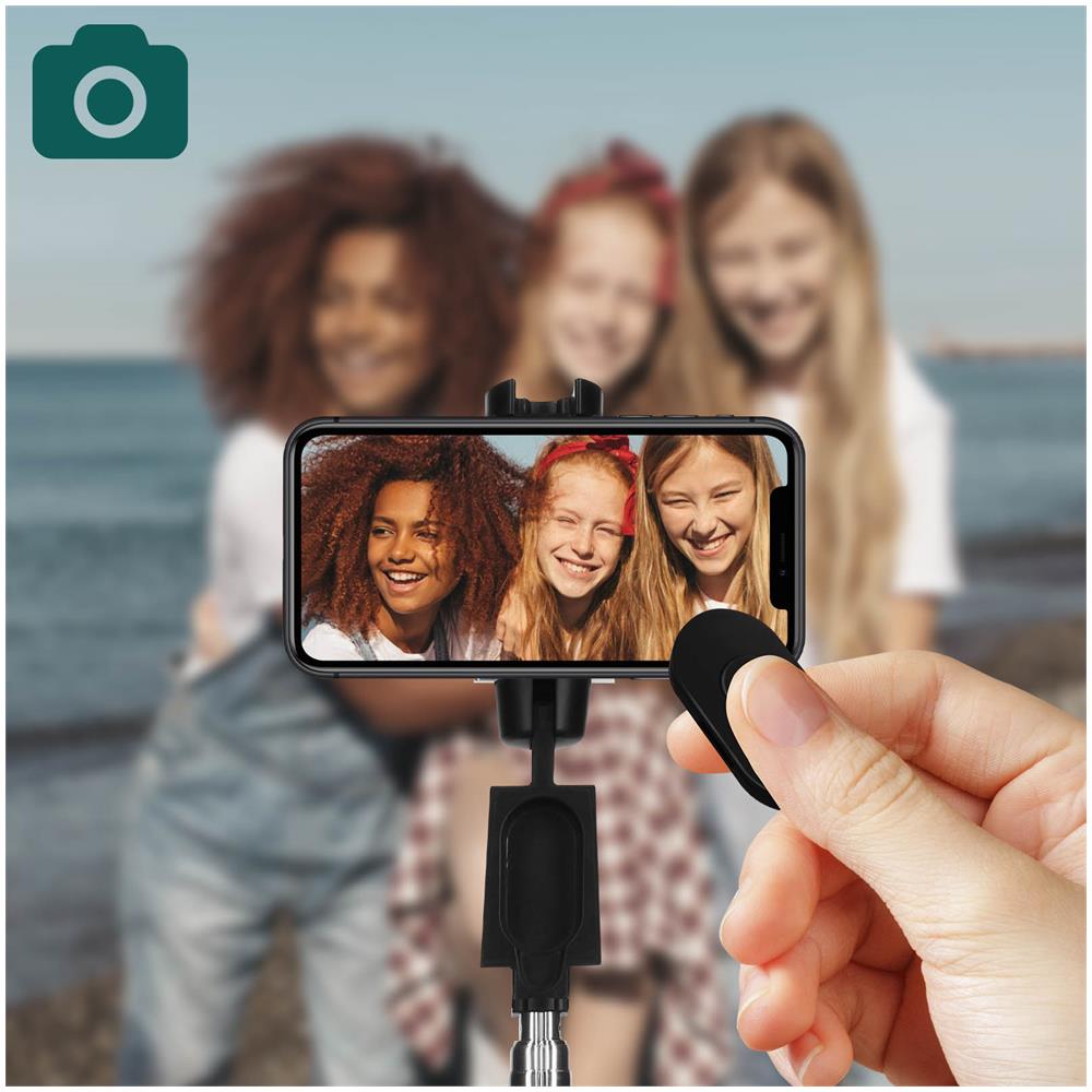 Bastone Selfie Wireless Bluetooth Per Smartphone Treppiedi Espandibile Rotante - Foto 2