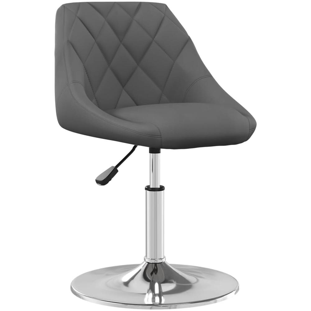 Sedie Da Pranzo Girevoli 4 Pz Grigio Scuro In Velluto - Foto 2