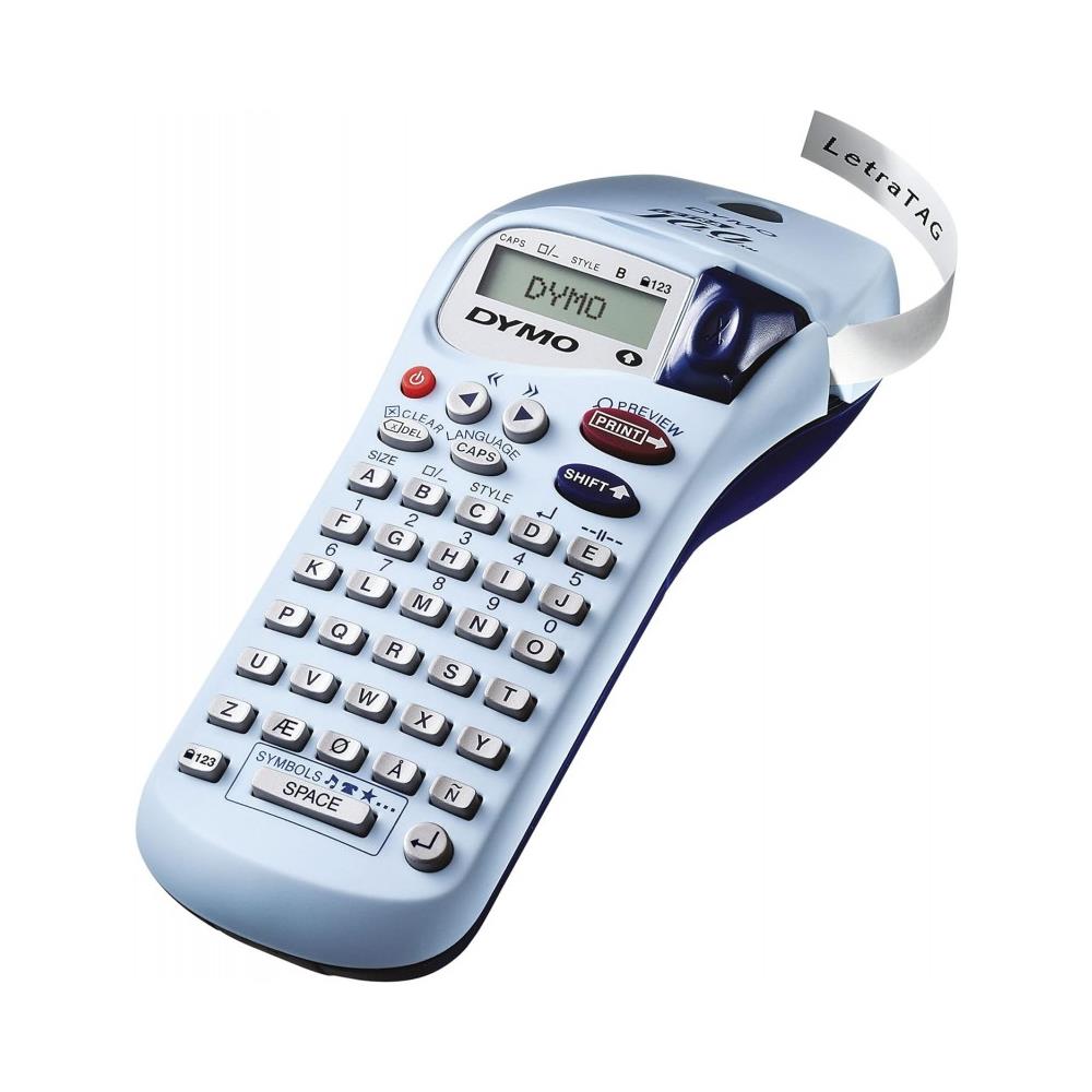 Letratag Xr Etichettatrice Palmare Con Tastiera e Display 2 Righe di Stampa 4 Dimensioni di Carattere 6 Stili di Stampa. - Foto 1