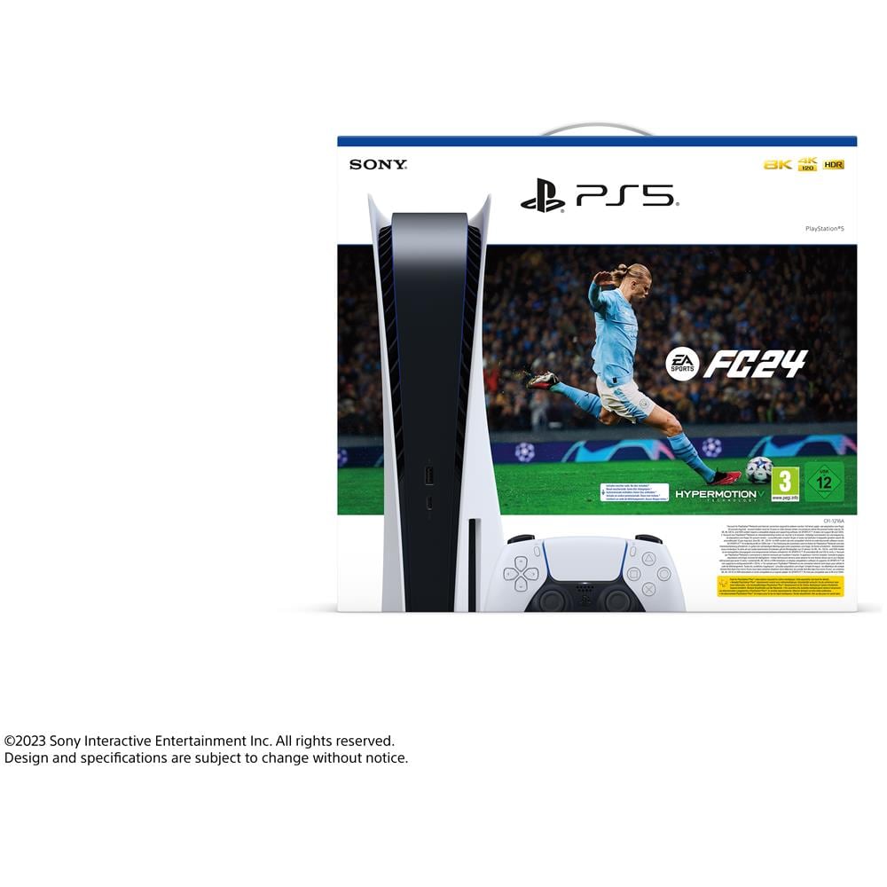 Bundle PS5 Controller Wireless DualSense White + FIFA 24 - Foto 8