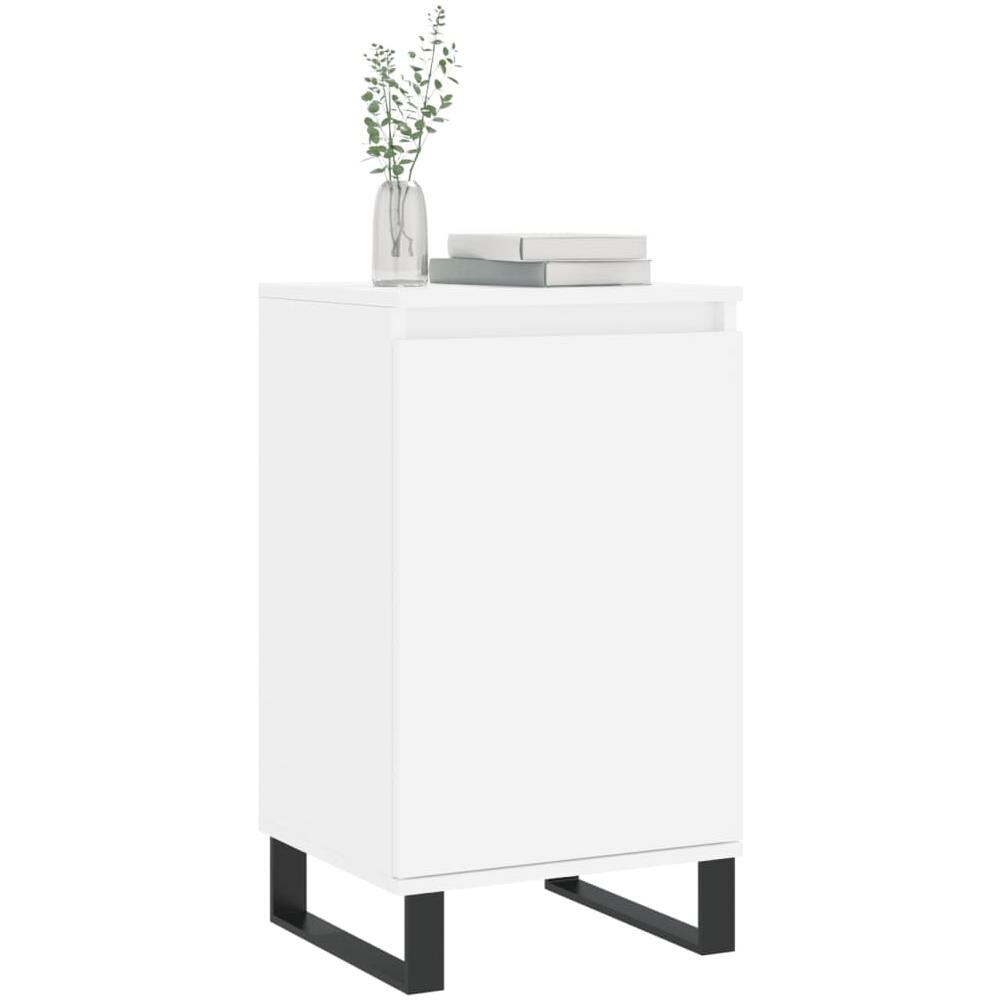 Credenza Bianca 40x35x70 Cm In Legno Multistrato - Foto 3