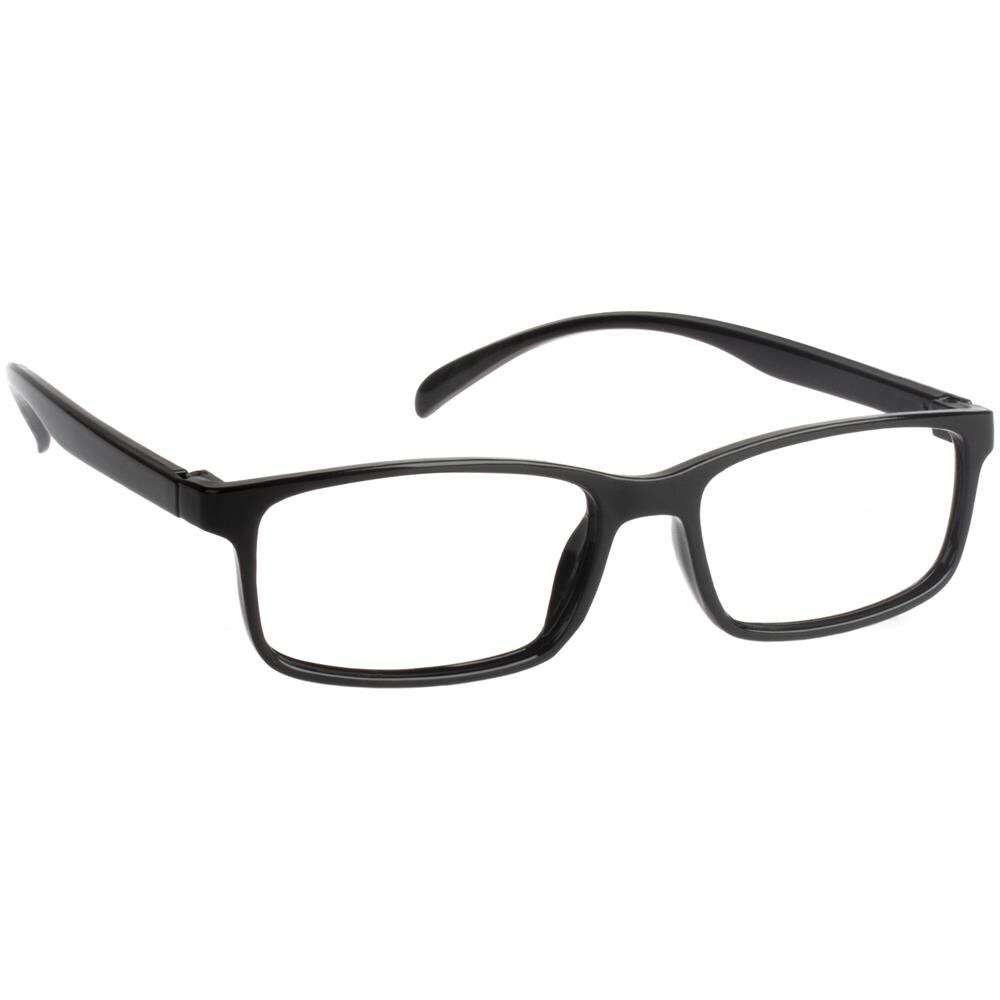 PR14A200 occhiali di moda Unisex Rettangolo Montatura piena Nero, Rosso - Foto 2