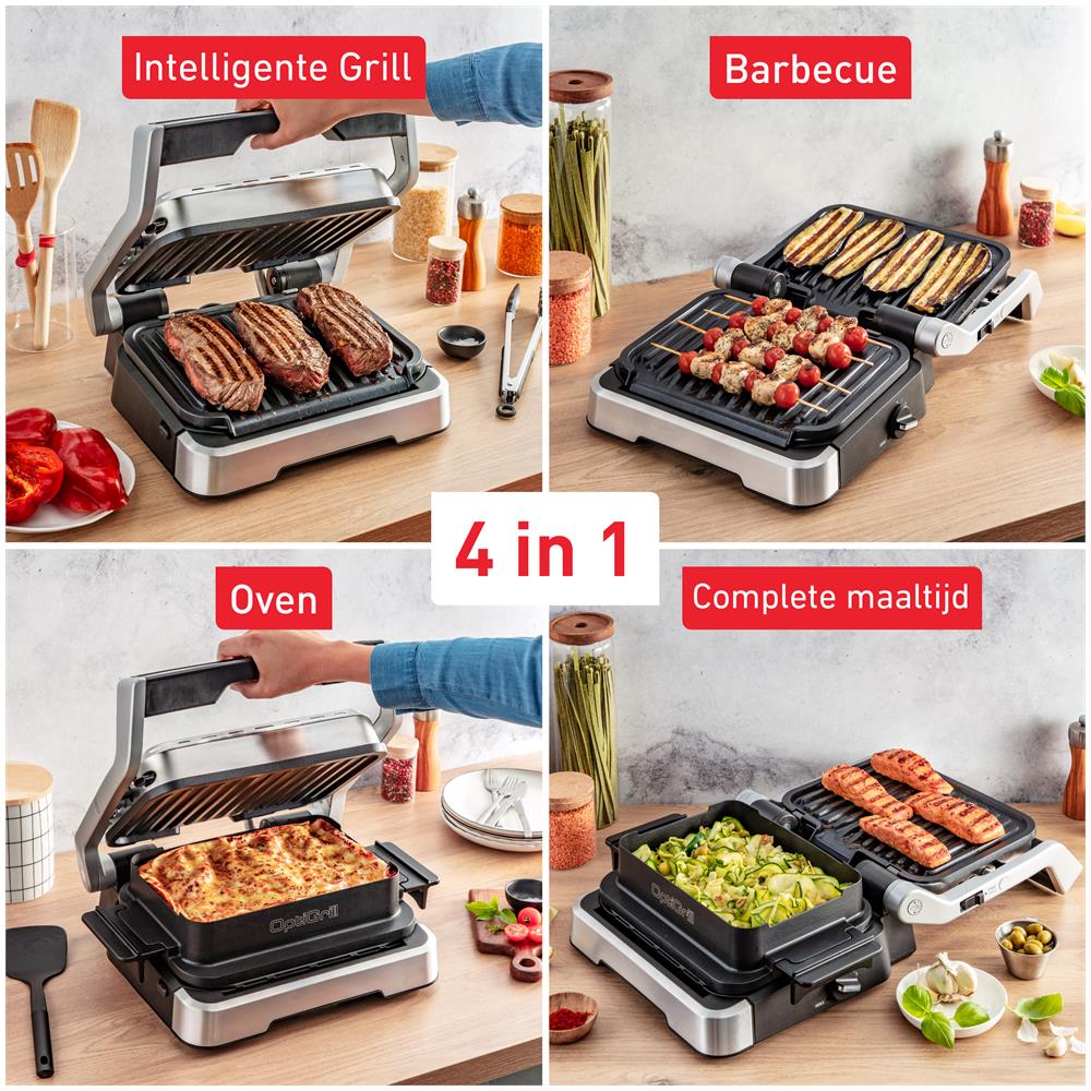 OptiGrill 4in1 GC776D10 Griglia di contatto - Foto 2