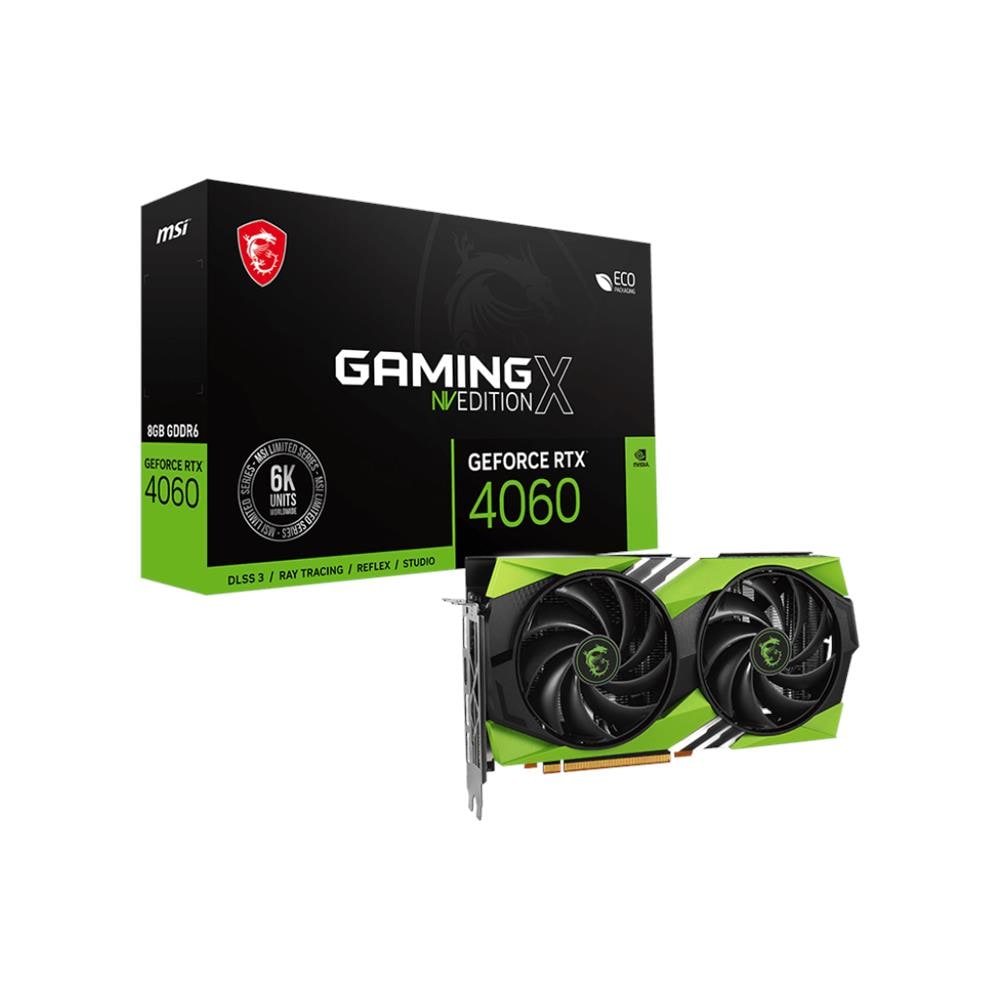 GeForce RTX 4060 8 GB GDDR6 PCI Express 4.0 / 3 x DisplayPort / 1 x HDMI Gaming X - Foto 1