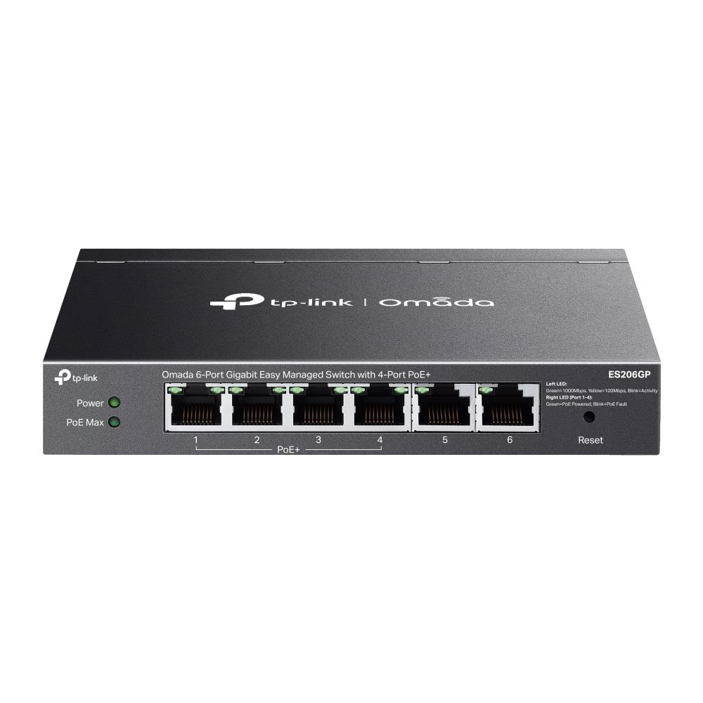 ES206GP switch di rete Gestito Gigabit Ethernet (10/100/1000) Supporto Power over Ethernet (PoE) Nero - Foto 1