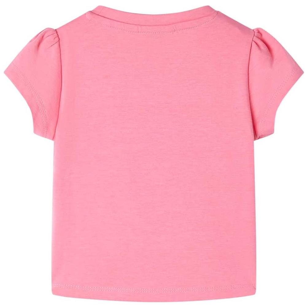 Maglietta da Bambina Rosa Fluo Brillante 116 - Foto 2