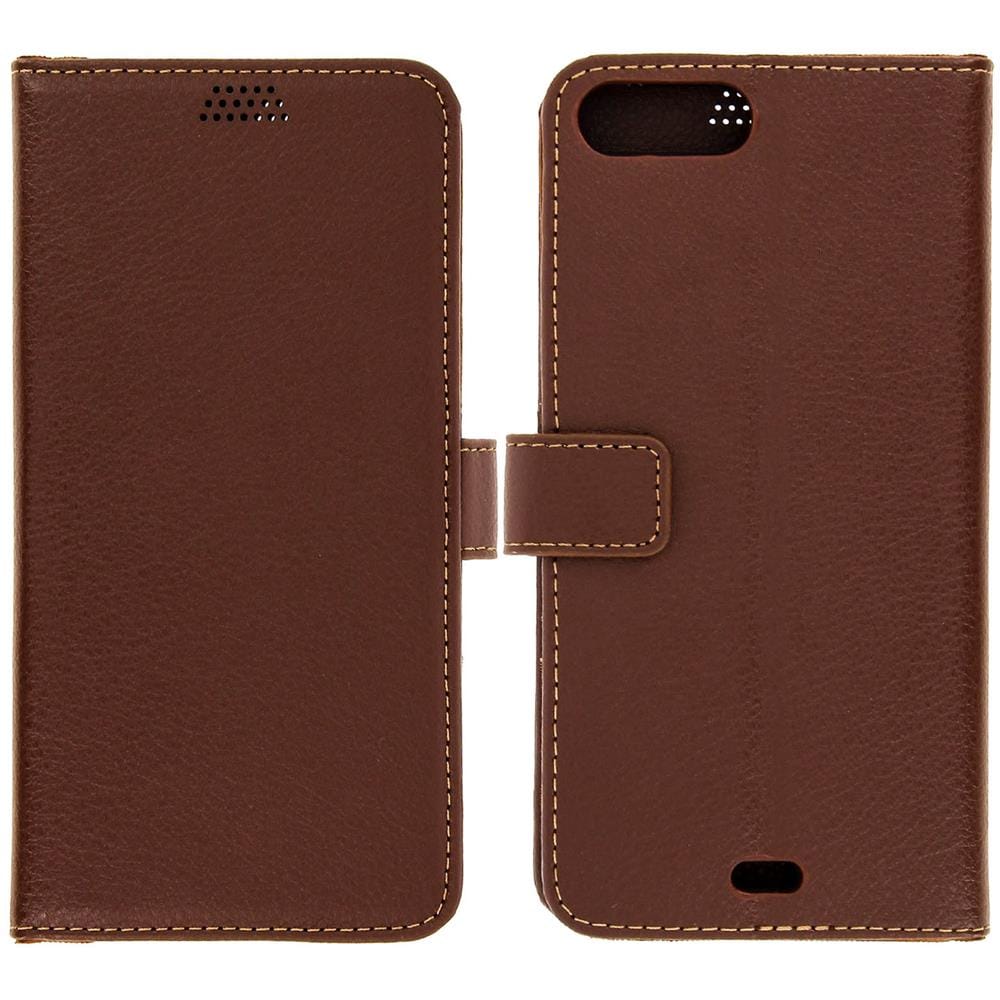 Custodia Portafoglio Stand Case Per Apple Iphone 7 Plus E 8 Plus - Marrone - Foto 2