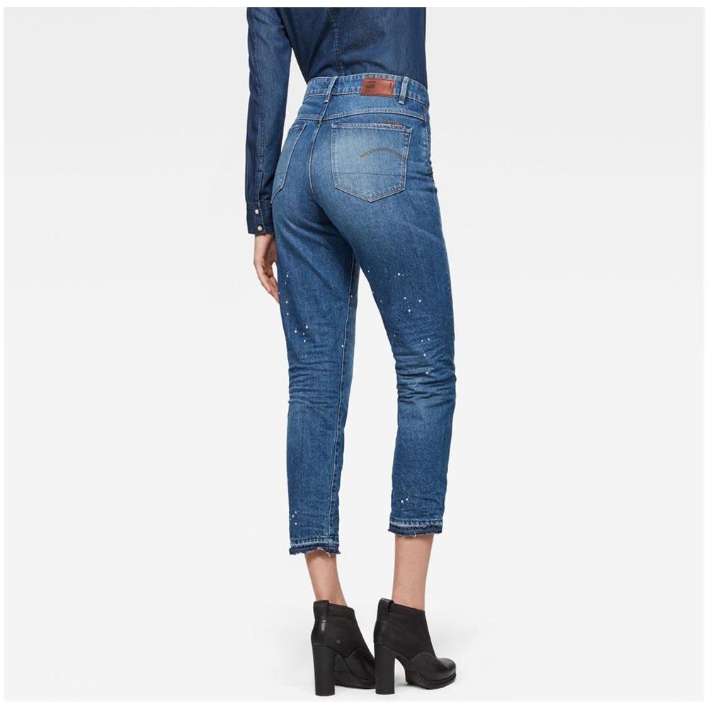 Pantaloni Gstar 3301 Ultra High Straight Rp 7/8 L30 Abbigliamento Donna W27-l30 - Foto 2