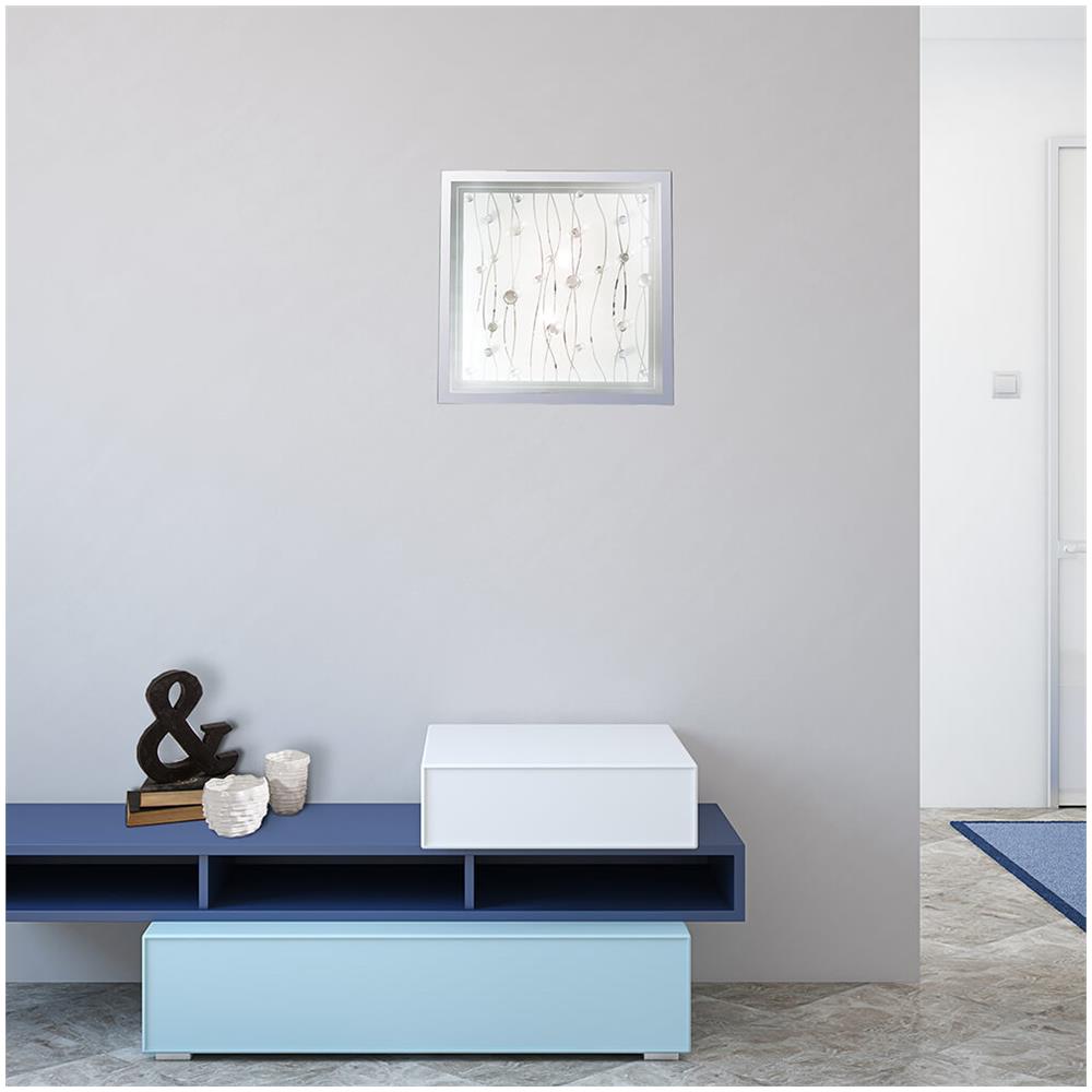 Lampada Da Parete / soffitto 2 X 60w E27 Trasparente - Foto 2