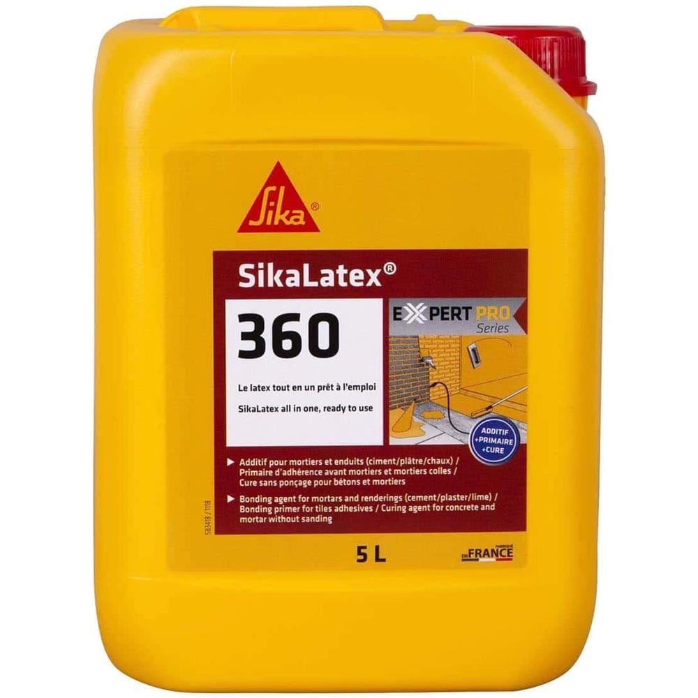 Additivo Per Malte E Calcestruzzi Tutto In Uno Pronto All'uso - latex 360 - Bianco - 5l - Foto 2