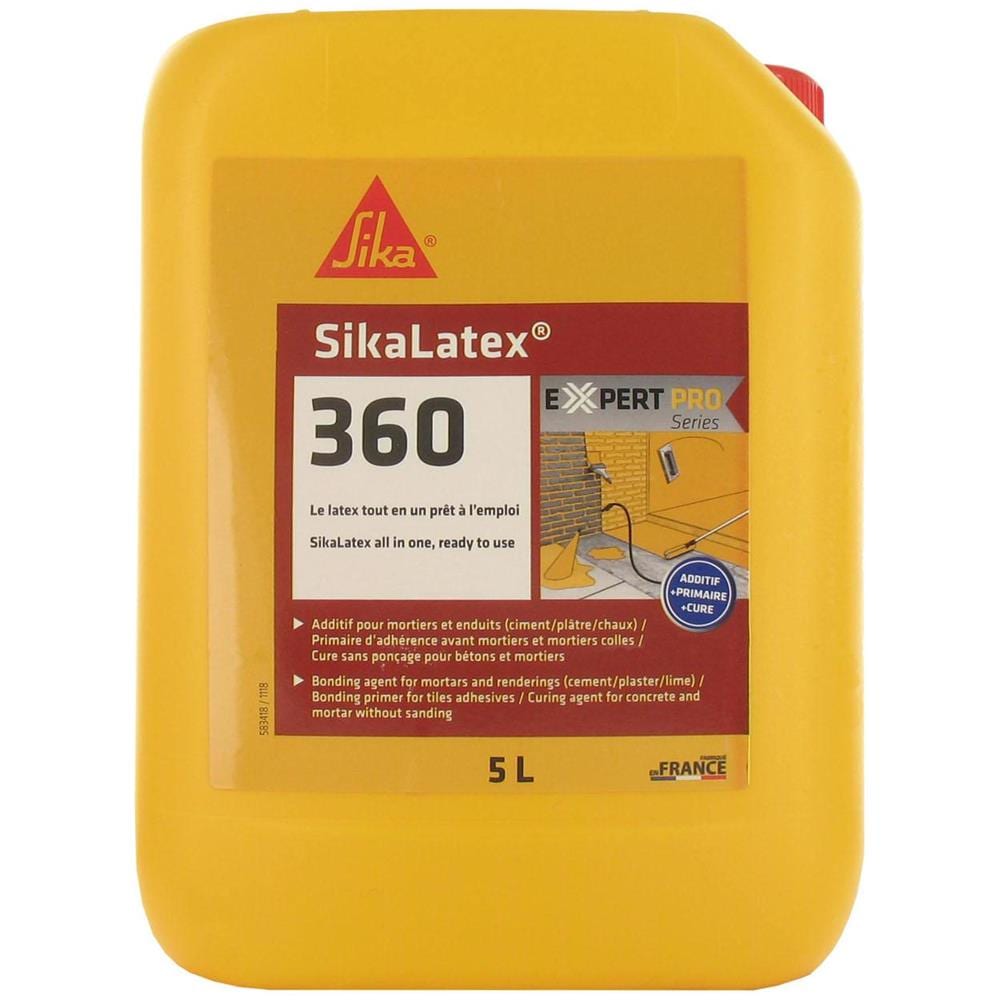 Additivo Per Malte E Calcestruzzi Tutto In Uno Pronto All'uso - latex 360 - Bianco - 5l - Foto 1