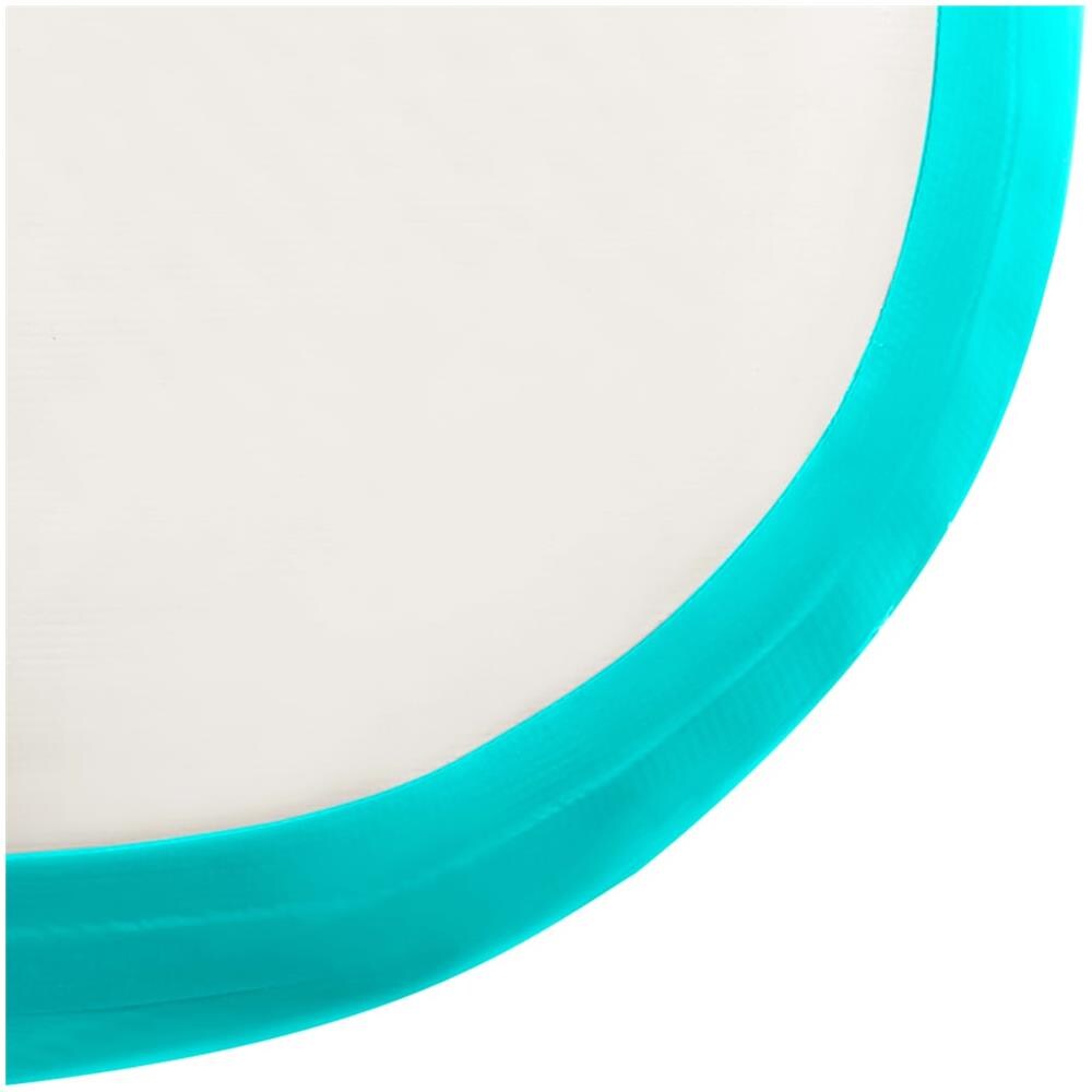 Tappetino Ginnastica Gonfiabile E Pompa 500x100x20 Cm Pvc Verde - Foto 8