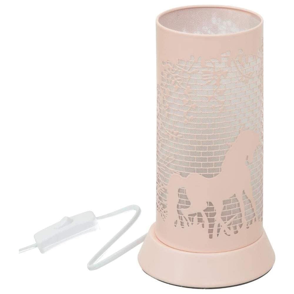 Lampada Decorativa In Metallo - E14 - 25 W - H. 20,5 Cm - Rosa - Foto 4