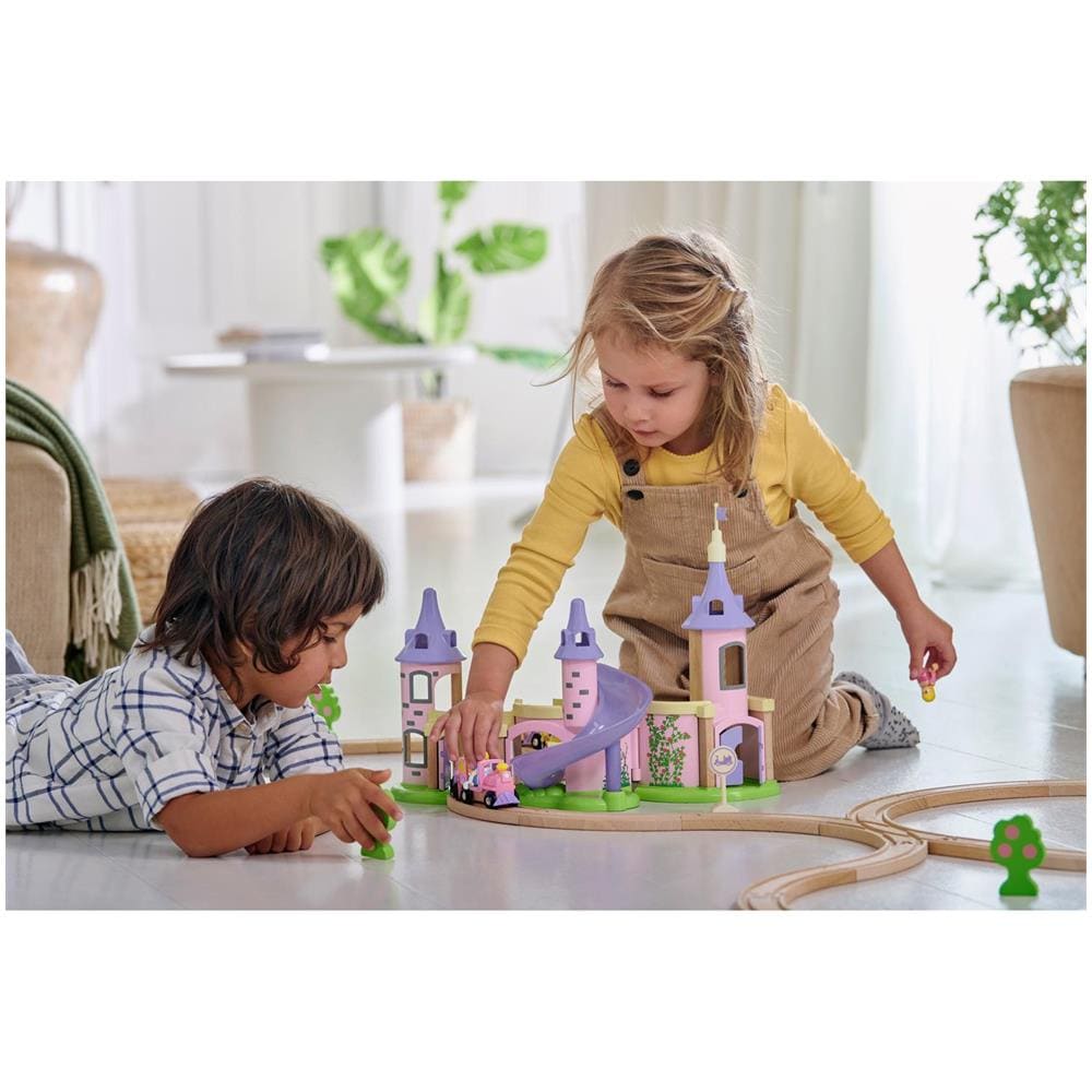 Disney Circuit Château Princesses - Scatola 18 Pezzi - Circuito Ferroviario In Legno - Ravensburger - Da 3 Anni - 33312 - Foto 5