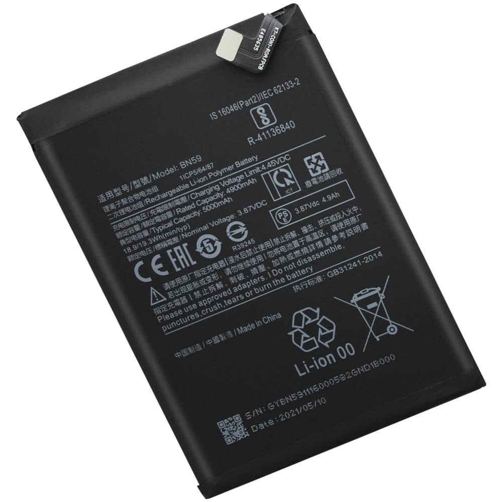 Batteria Di Ricambio Per Xiaomi Redmi Note 10 E 10s 4900mah Nera - Foto 1