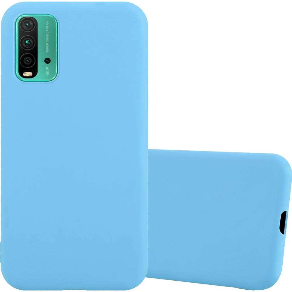 Custodia Compatibile Con Xiaomi Redmi 9t / Poco M3 In Candy Blu - Coperchio Protettivo In Silicone Tpu Flessibile - Foto 1