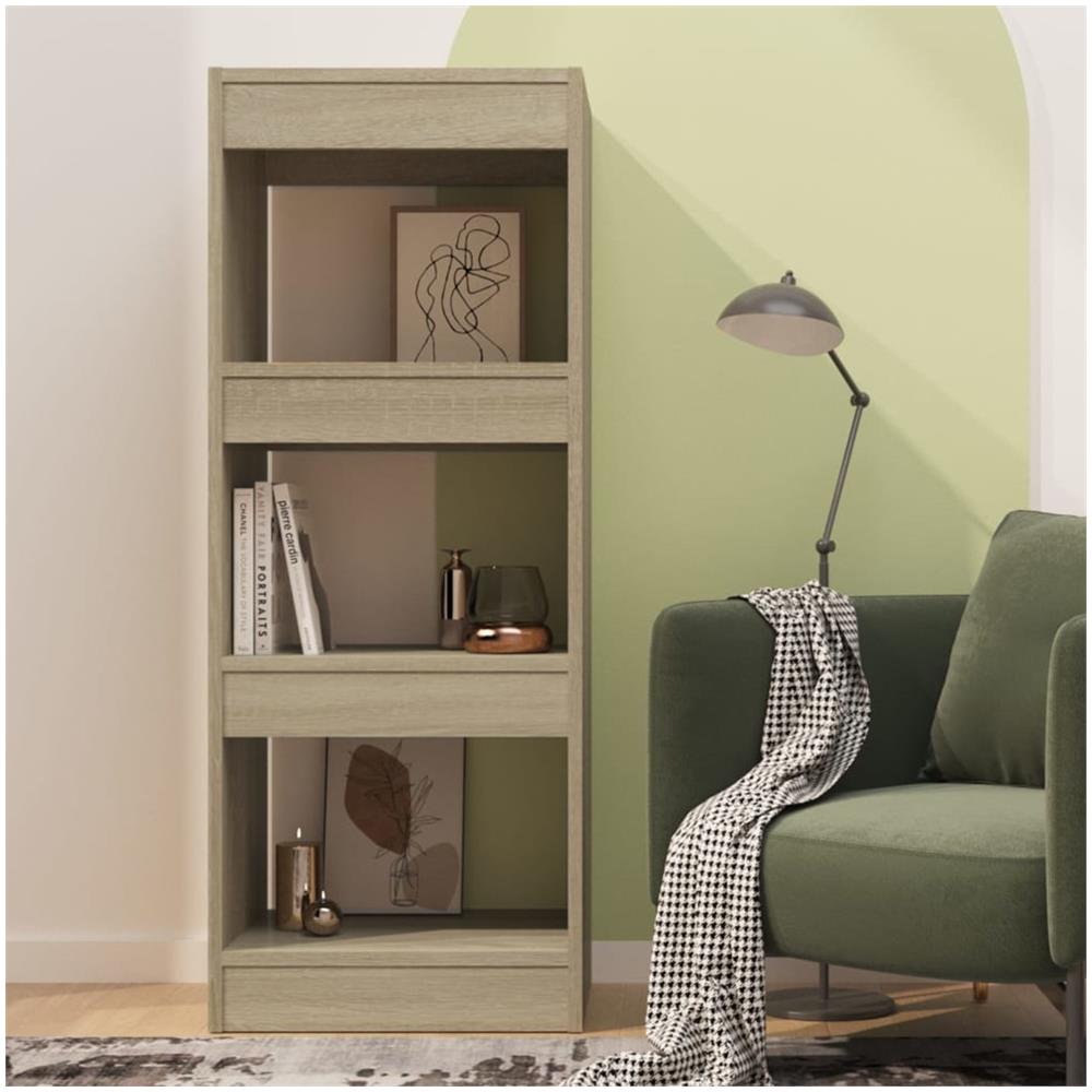 Libreria /Divisorio Rovere Sonoma 40x30x103 cm in Truciolato - Foto 3