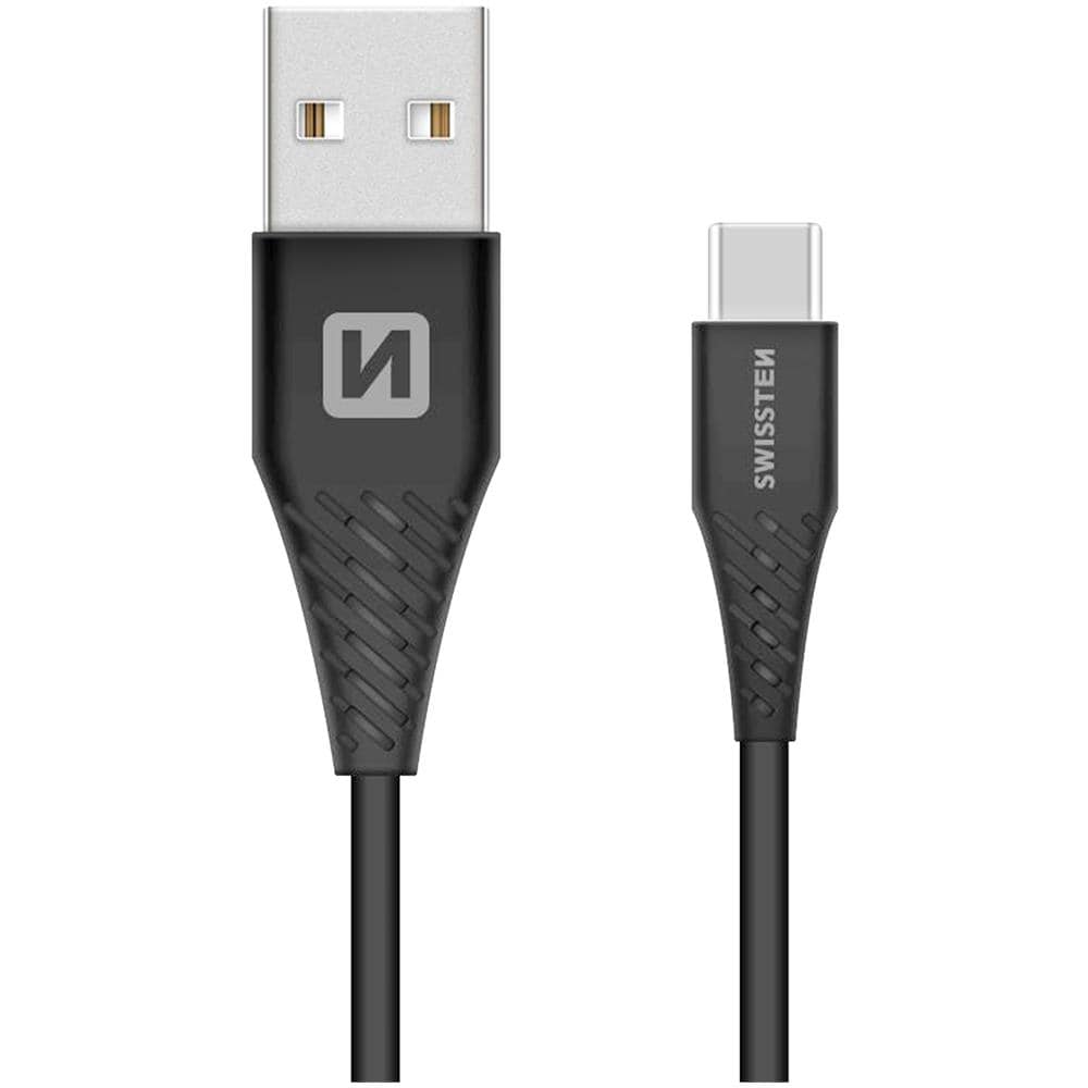 Cavo Usb-c Compatibile Smartphone E Tablet 60 W 3 A Silicone 1.5m, Nero - Foto 1