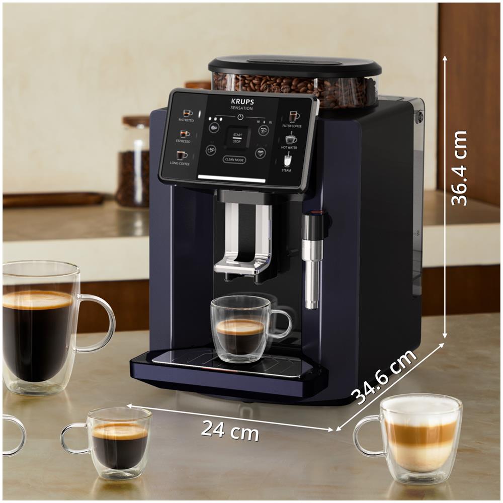 Macchina per caffè espresso completamente automatica Colore Nera notte - Foto 11