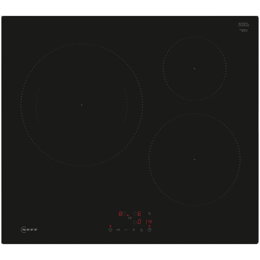 Piano Cottura da Incasso T56NBJ1L0 a Induzione 3 Zone Cottura da 60 cm Colore Nero - Foto 1