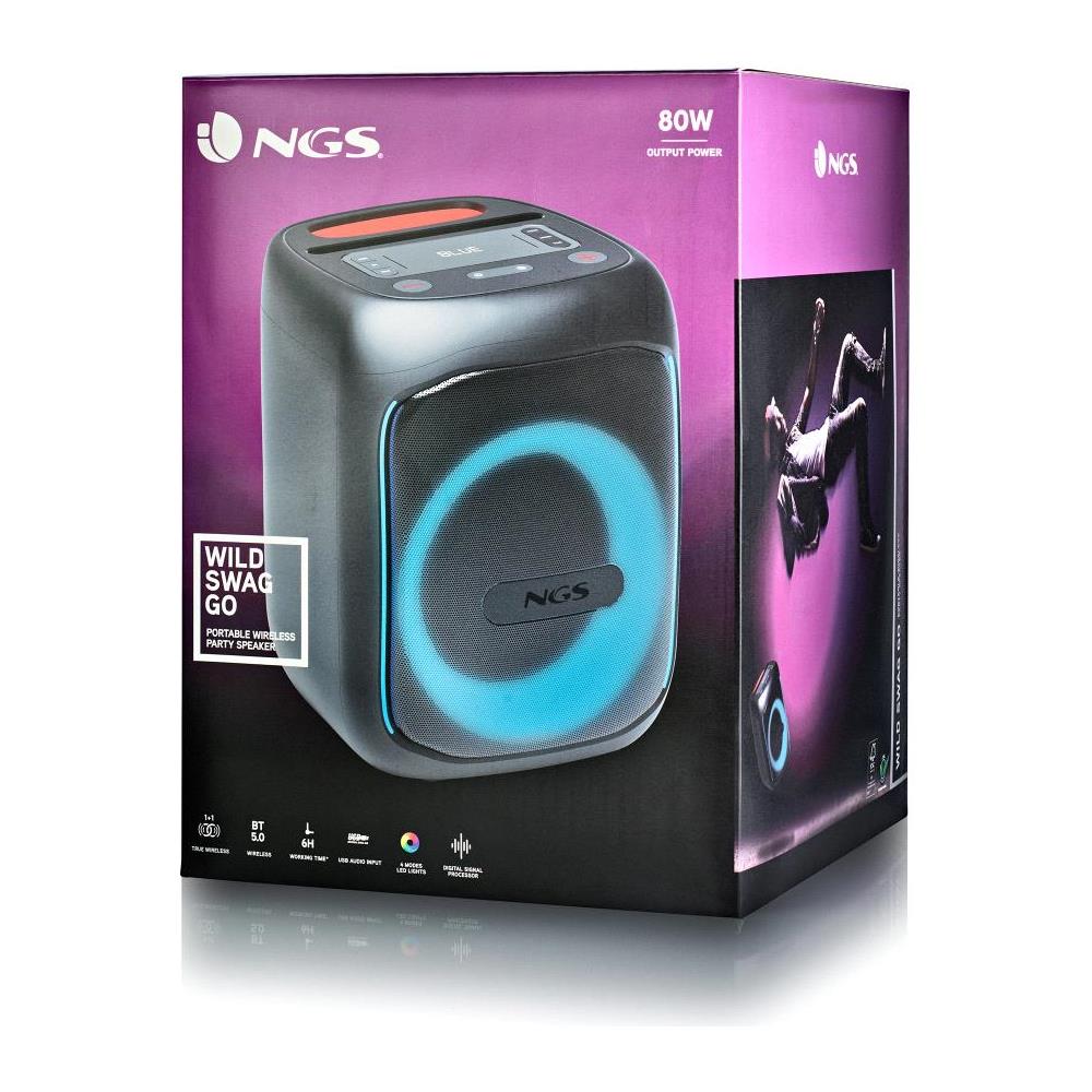 WILD SWAG GO Altoparlante da festa Nero 40 W - Foto 6