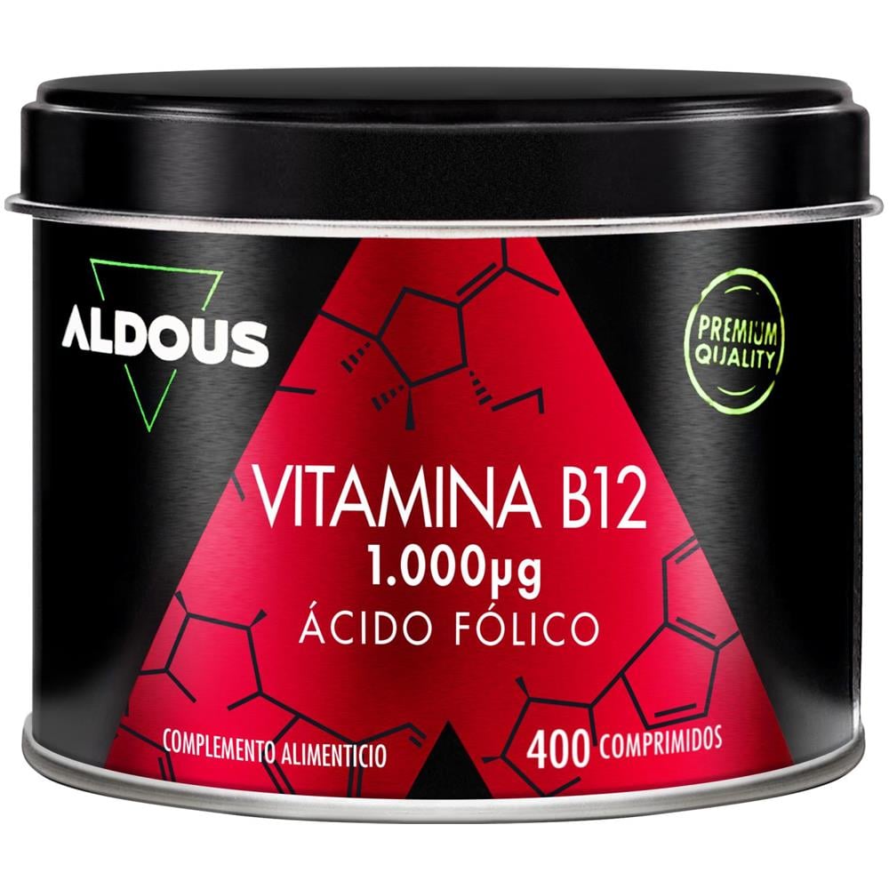 Vitamina B12 con acido folico Aldous | 400 compresse - Foto 1