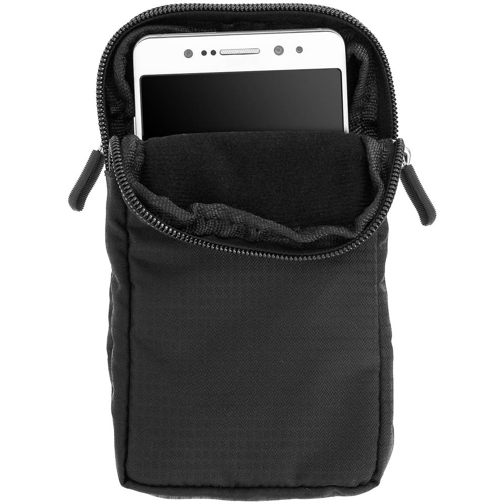 Borsello A Tracolla Multitasche In Nylon Impermeabile - Nero - Foto 2