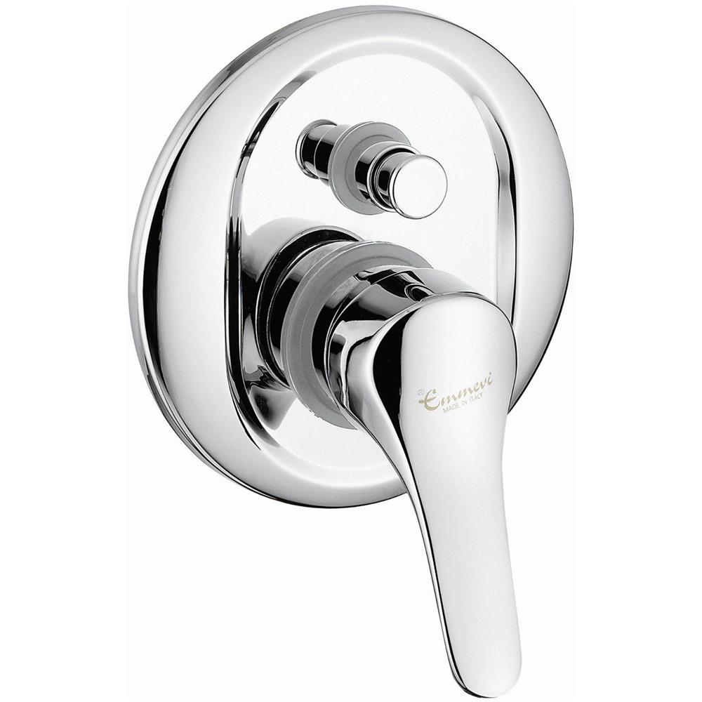 Cromo Nobili Rubinetterie NB84100CR Miscelatore Vasca da Incasso con Deviatore Cromo Nobili Rubinetterie NB84100CR Miscelatore Vasca da Incasso con Deviatore