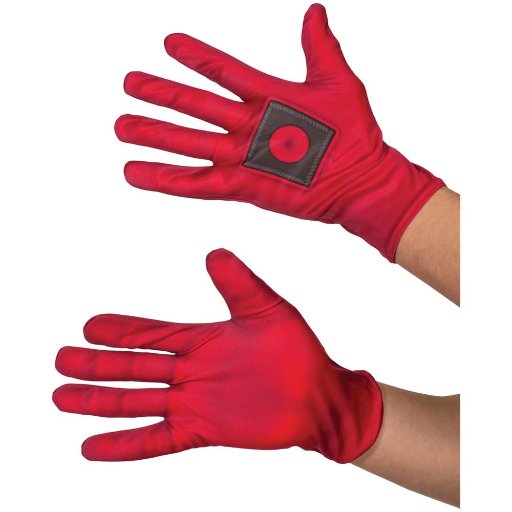 Guanti Rossi Deadpool Per Adulto - Foto 1