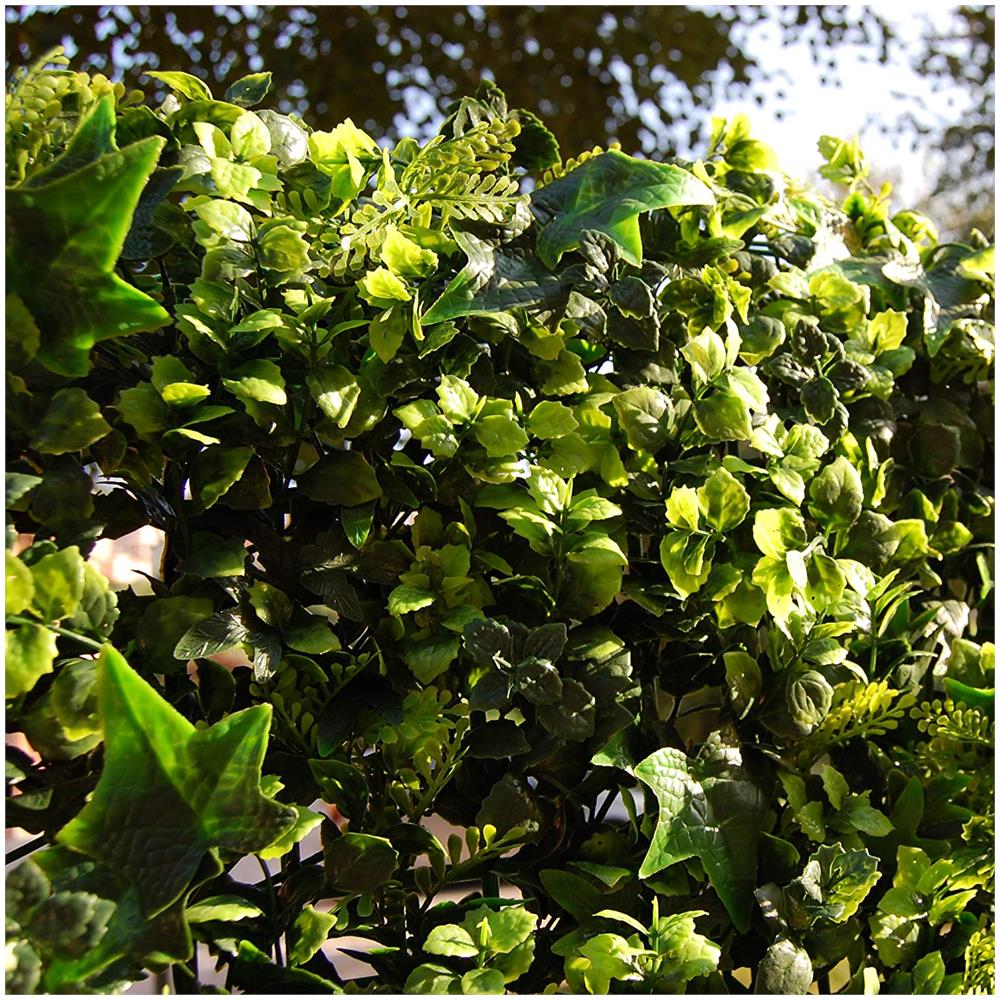 Divy 3d Panel Saltus Siepe Sintetica Simil Sottobosco In Moduli Componibili - 0,50 X 1 M - Foto 2