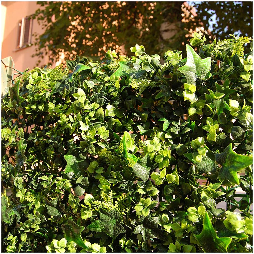 Divy 3d Panel Saltus Siepe Sintetica Simil Sottobosco In Moduli Componibili - 0,50 X 1 M - Foto 3