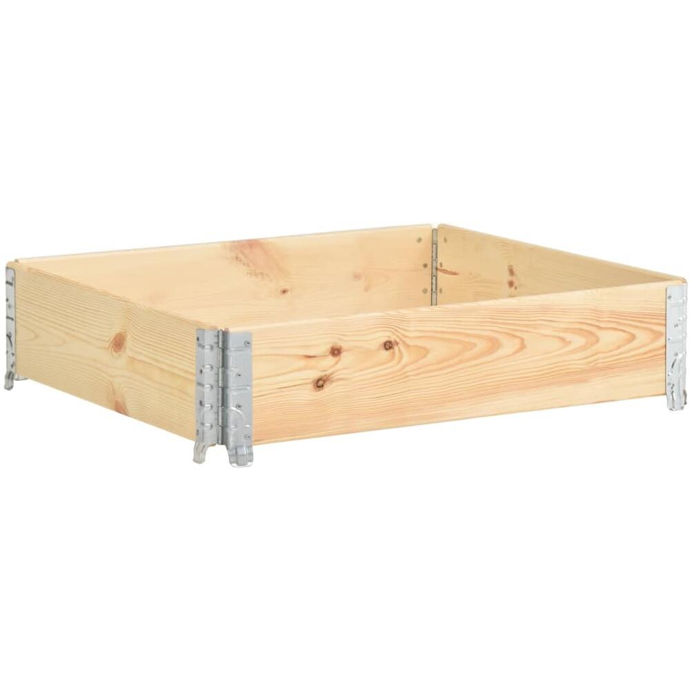 Collare per Pallet 100x100 cm in Legno Massello di Pino - Foto 1