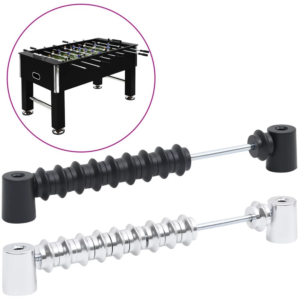 Segnapunti per Calcio Balilla 2 pz Nero e Argento - Foto 1