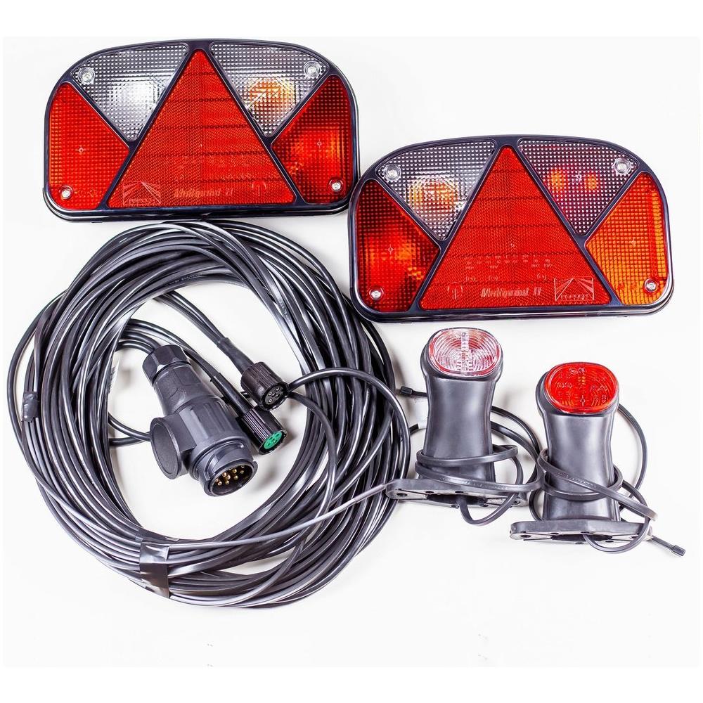 AOHEWEI Set Di Fanali Per Rimorchio Luci Posteriori Per Camion - Foto 11