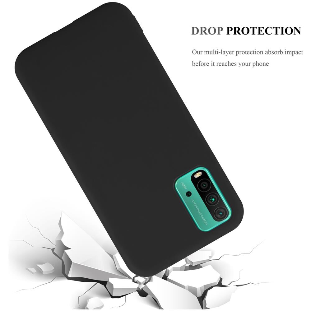 Custodia Compatibile Con Xiaomi Redmi 9t / Poco M3 In Candy Nero - Coperchio Protettivo In Silicone Tpu Flessibile - Foto 8