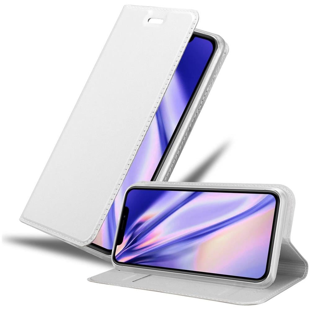 Custodia Compatibile Con Apple Iphone 11 Pro In Classy Argento - Coperchio Protettiva Con Chiusura Magnetica, Funzione Stand E Tasca Per Le Carte - Foto 1
