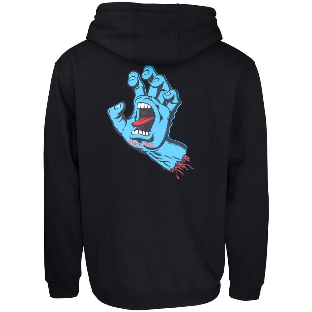 Men's Hoodie Screaming Hand Chest Black - M - Foto 1