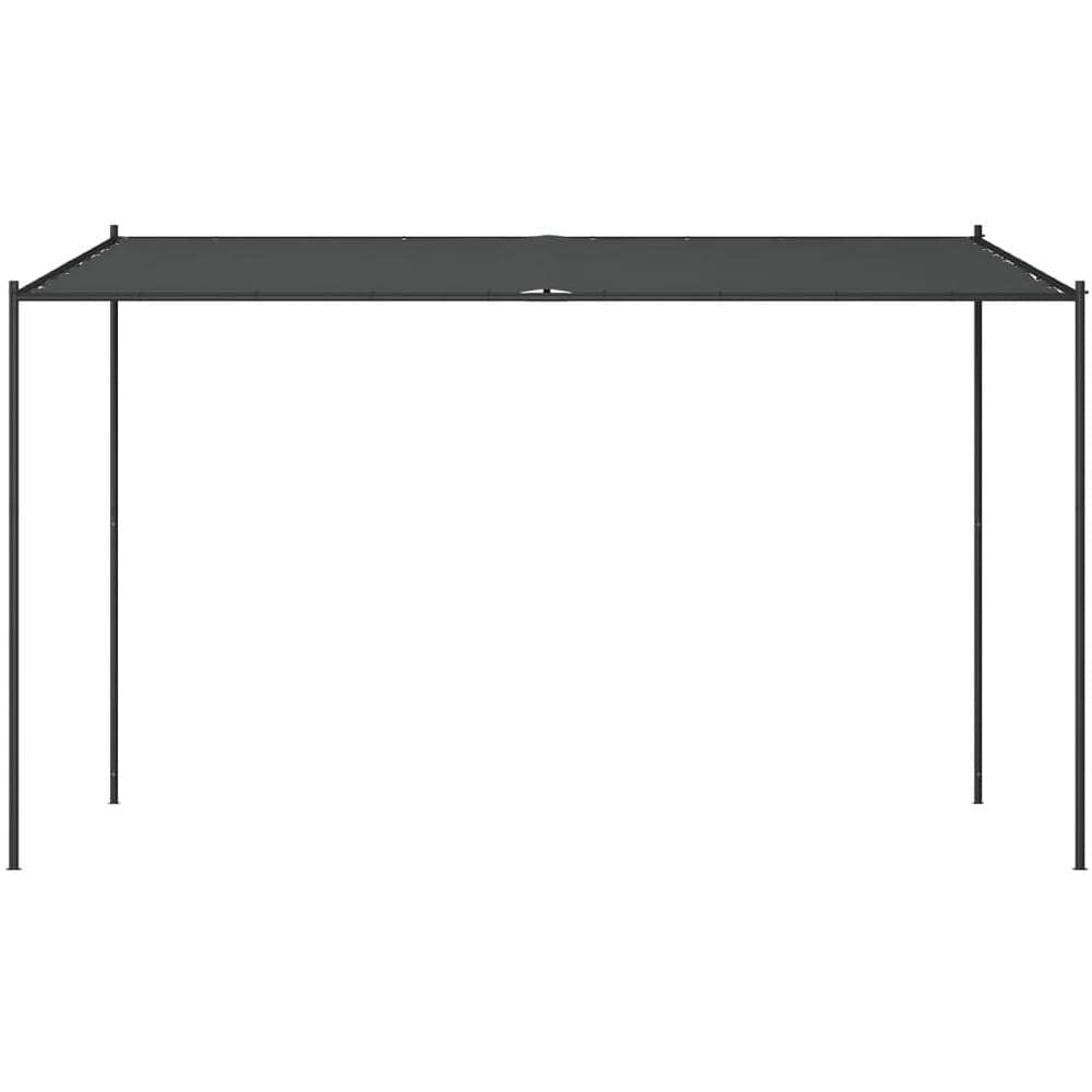 Gazebo Antracite 4x4 M 180 G /m Tessuto E Acciaio - Foto 3