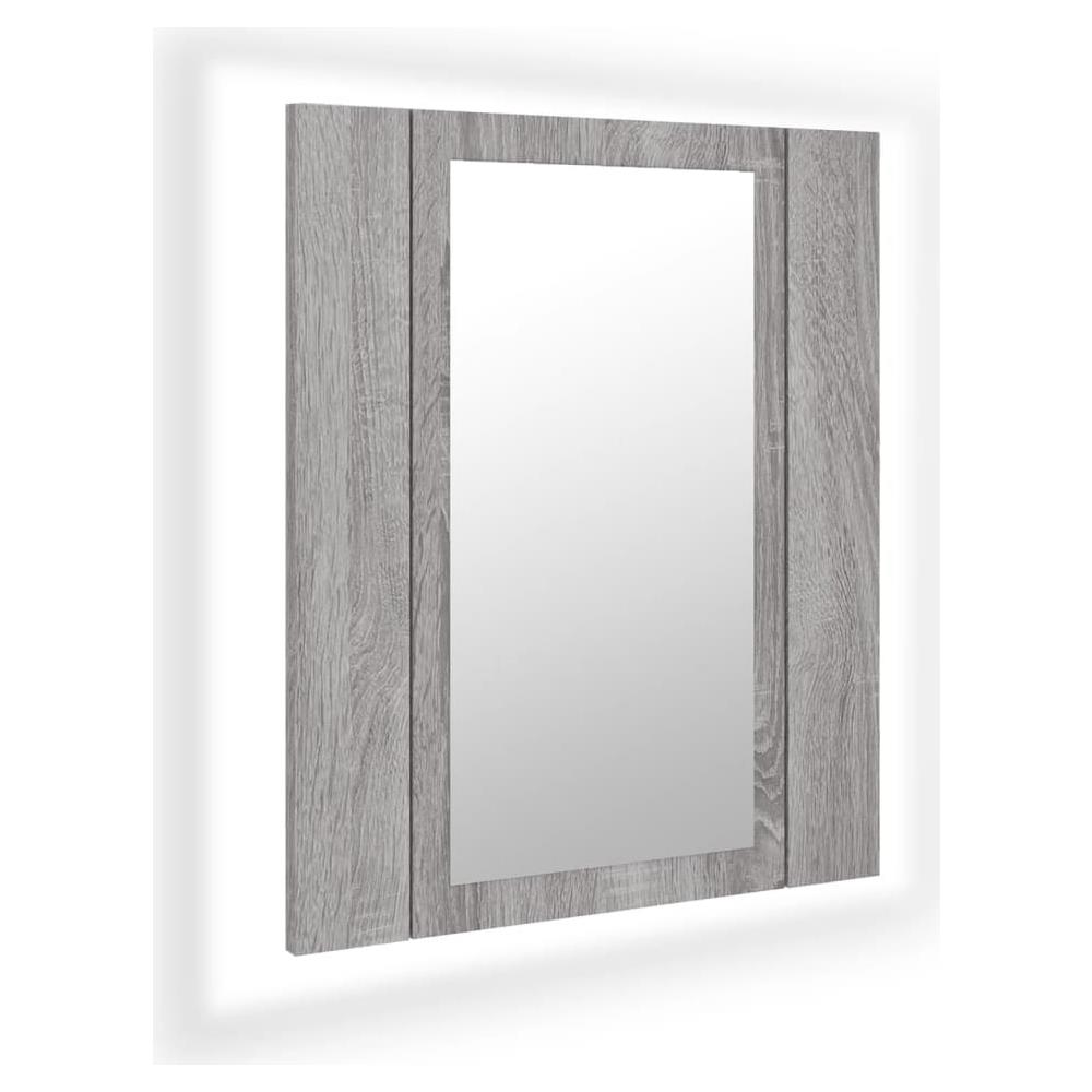 Mobile Da Bagno Grigio Sonoma 40x12x45cm In Legno Multistrato - Foto 2