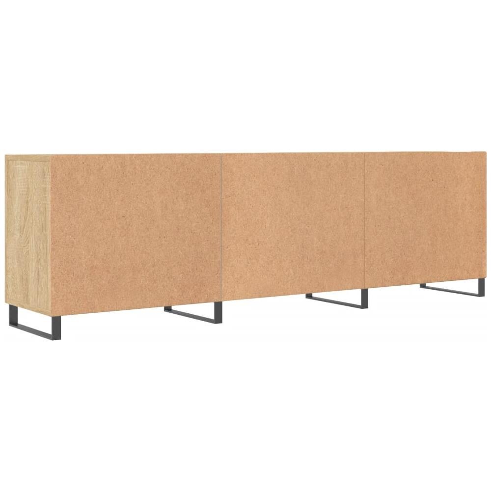 Mobile Porta Tv Rovere Sonoma 150x30x50 Cm In Legno Multistrato - Foto 7