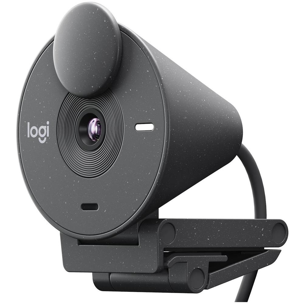 Webcam Logitech Brio 300 FHD grafite - Foto 1