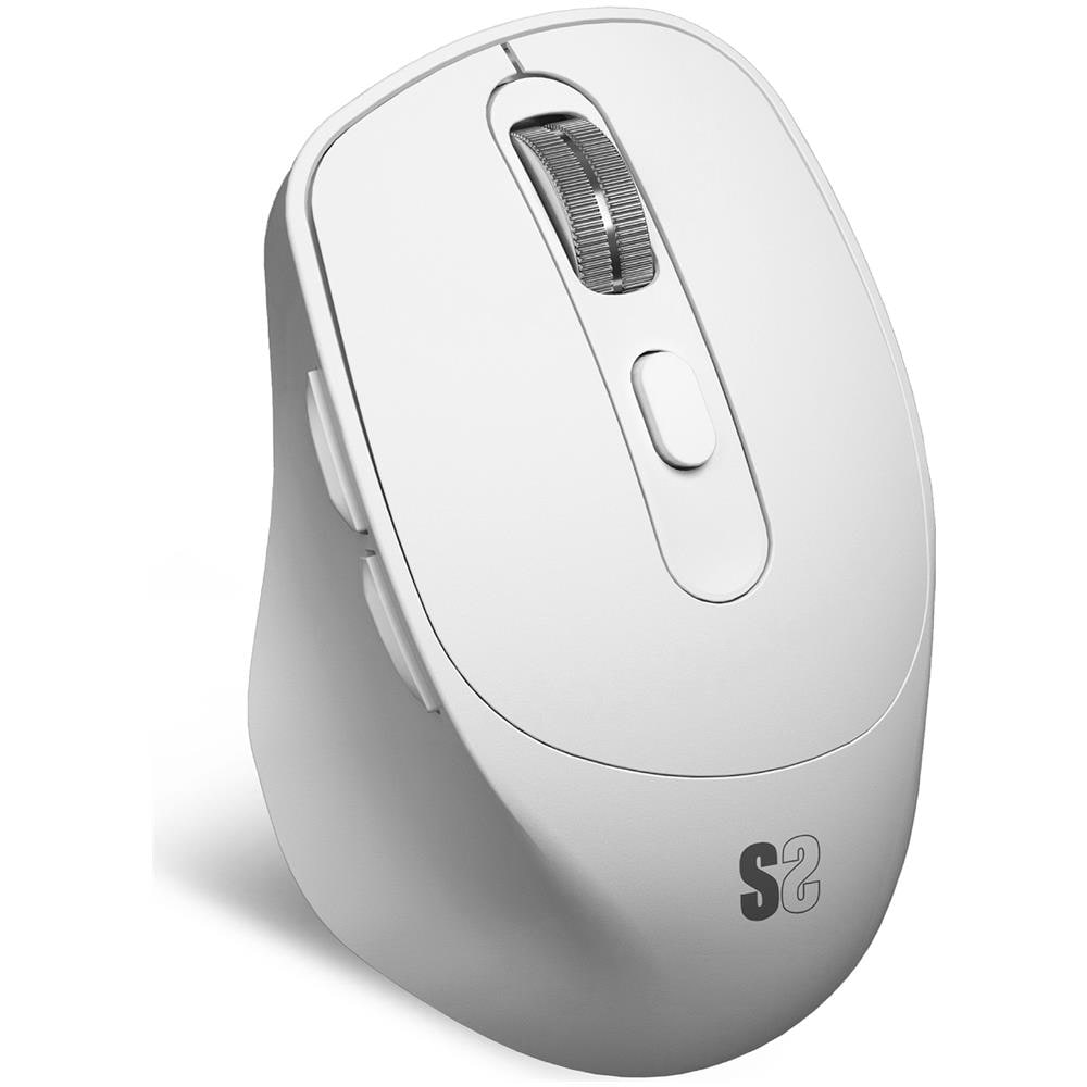 RATON OPTICO DUAL COMFORT ERGO DUAL BATERIA BLANCO mouse Universale Mano destra Bluetooth + USB Type-A Ottico 2400 DPI - Foto 7